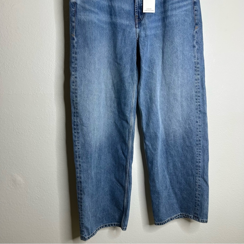 NWT Good American Good Standard Baggy Straight Leg Slouchy Jean 100% Cotton 6/28 - Picture 7 of 16